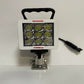 Firetech 4" 9 LED Work Light with Handle and Swivel Mount FT-WL-X-9-S-B-SH2 - Used